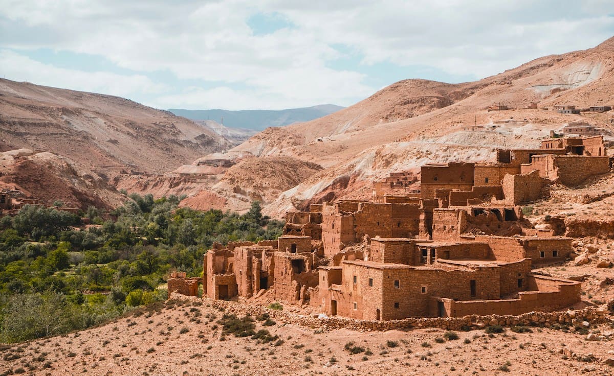 Toile Imprimée Ait Ben Haddou Maroc - 120x80 Cm, Cadre Bois Véritable - Impression Haute Qualité, Livraison Rapide