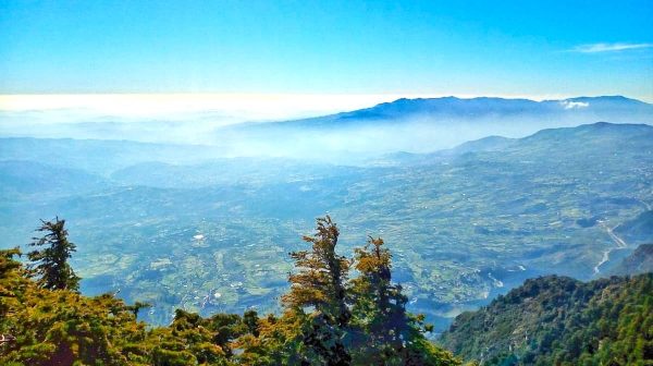 Vue sur Bab Berred depuis la montagne de Tizirane